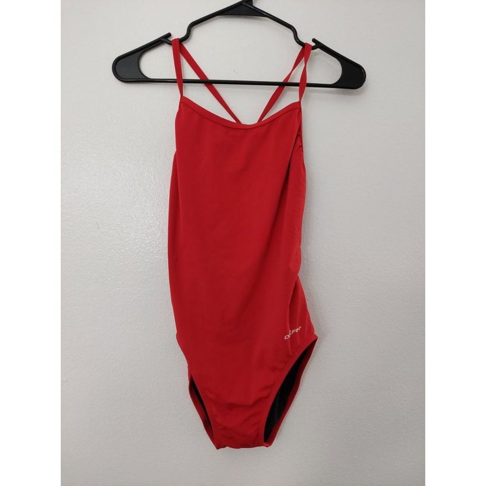 Dolfin Brand Vibrant Red Swimsuit - New Condition - Medium